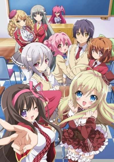 پوستر Ore no Nounai Sentakushi ga, Gakuen Love Comedy wo Zenryoku de Jama Shiteiru