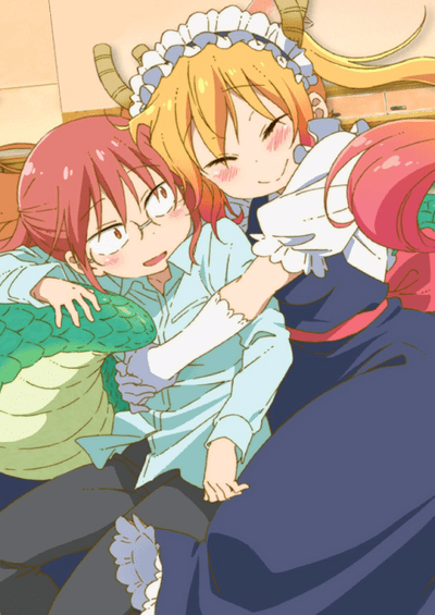 پوستر Kobayashi-san Chi no Maid Dragon: Valentine, Soshite Onsen! – Amari Kitai Shinaide Kudasai