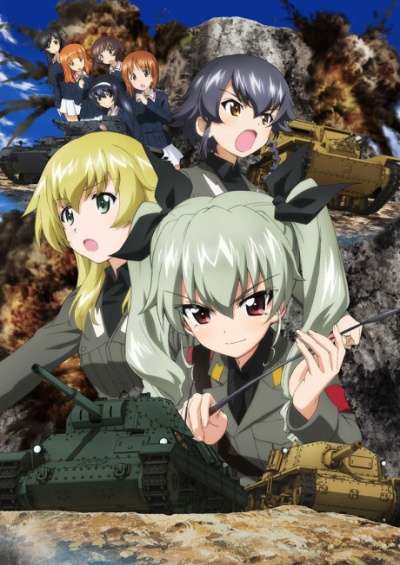 پوستر Girls & Panzer: Kore ga Hontou no Anzio-sen Desu!